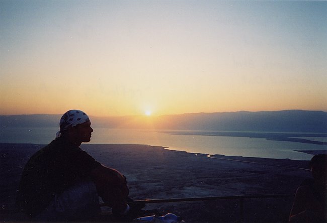 Reflecting atop Massada